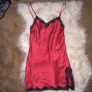 Victoria Secret Lace chemise red